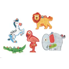 SCRATCH EUROPE - PUZZLE PROGRESIVO SAFARI, 5 PUZZLES