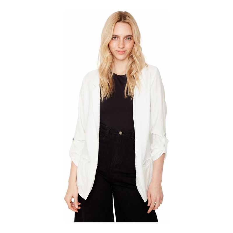 JACINTA TIENDA - Blazer Olivia blanco Jacinta Tienda.