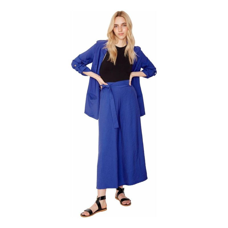 JACINTA TIENDA - Pantalón Olivia azul Jacinta Tienda