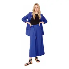 JACINTA TIENDA - Pantalón Olivia azul