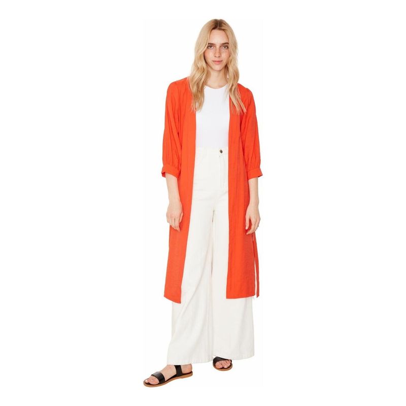 JACINTA TIENDA - Kimono Eva largo coral Jacinta Tienda