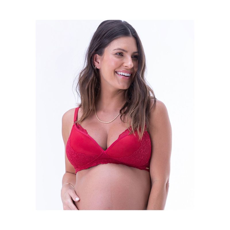 2RIOS - Sosten Lactancia Copa 3D Rojo 2Rios