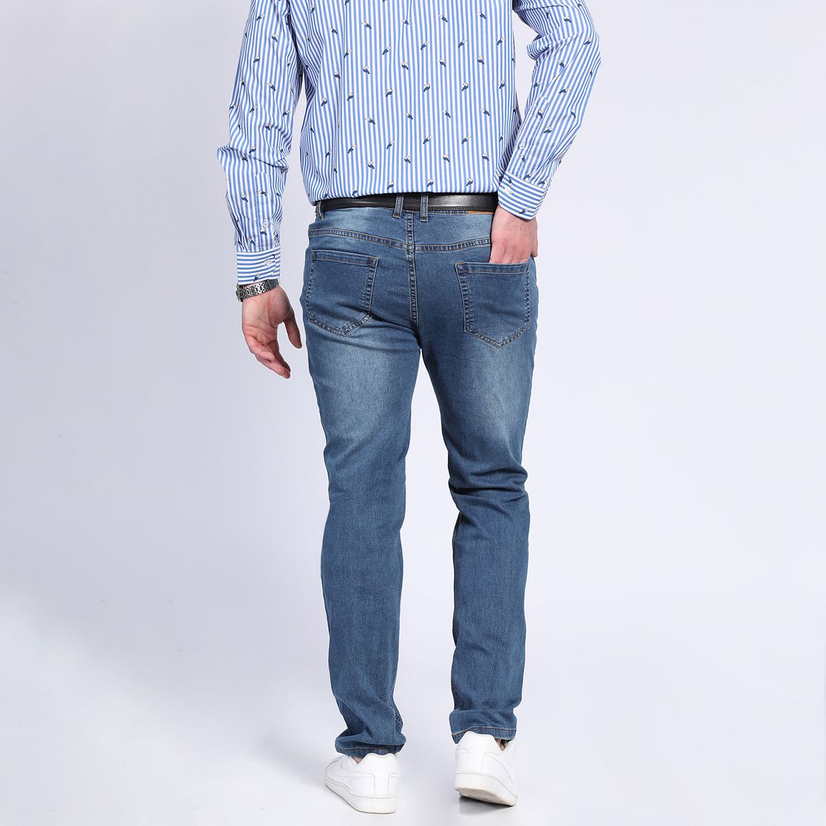 POTROS - Jeans Linea Spandex Slim Fit Denim POTROS