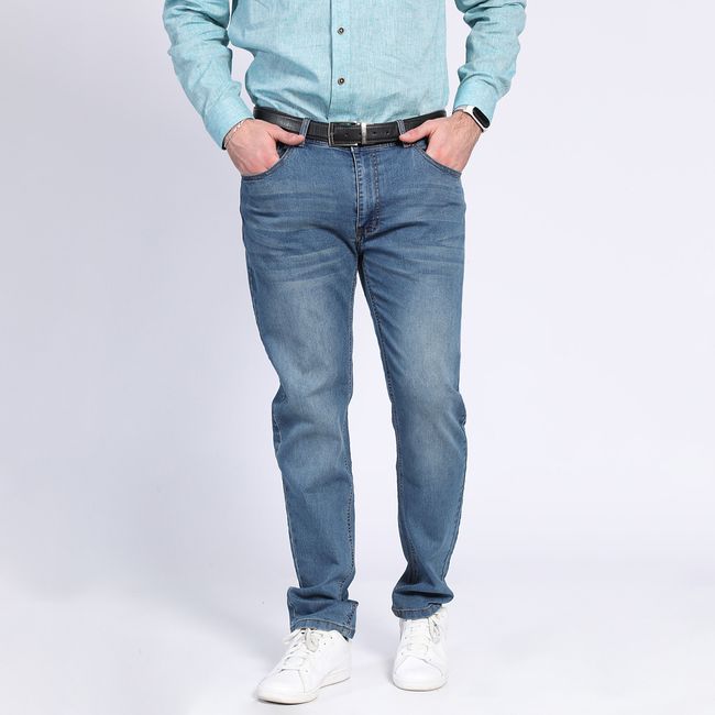 POTROS - Jeans Hombre Spandex Slim Fit Denim Algodón Elastizado POTROS