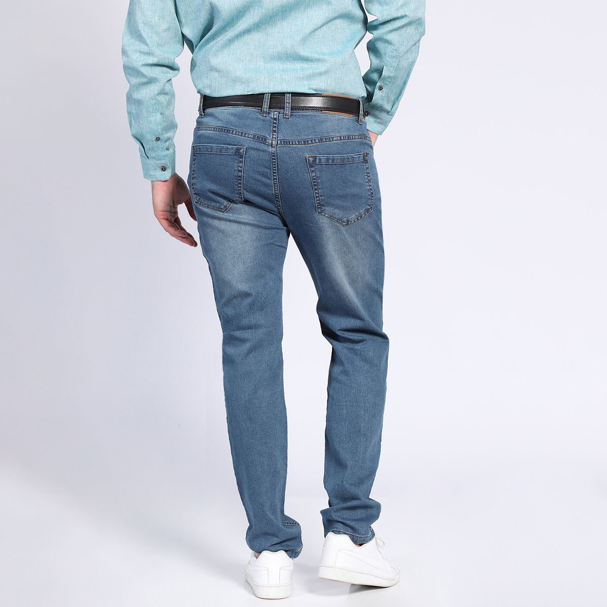 POTROS - Jeans Hombre Spandex Slim Fit Denim Algodón Elastizado POTROS