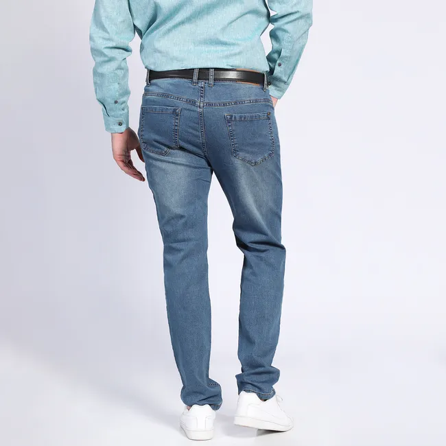 POTROS - Jeans Hombre Spandex Slim Fit Denim Algodón Elastizado POTROS