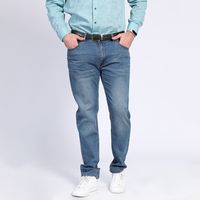 Jeans Hombre Spandex Slim Fit Denim Algodón Elastizado