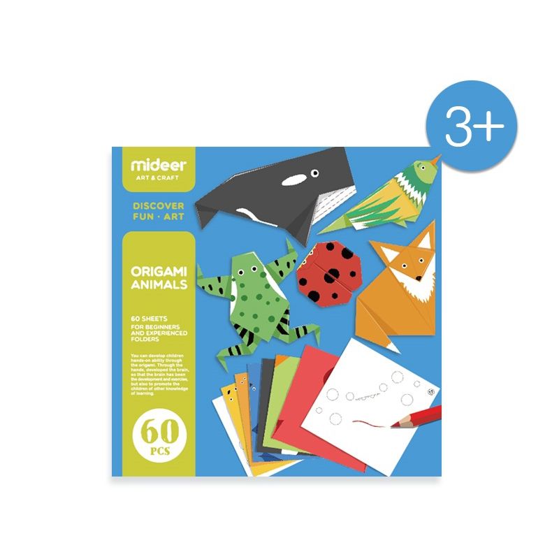 MIDEER - ORIGAMI DE ANIMALES SET 60PCS