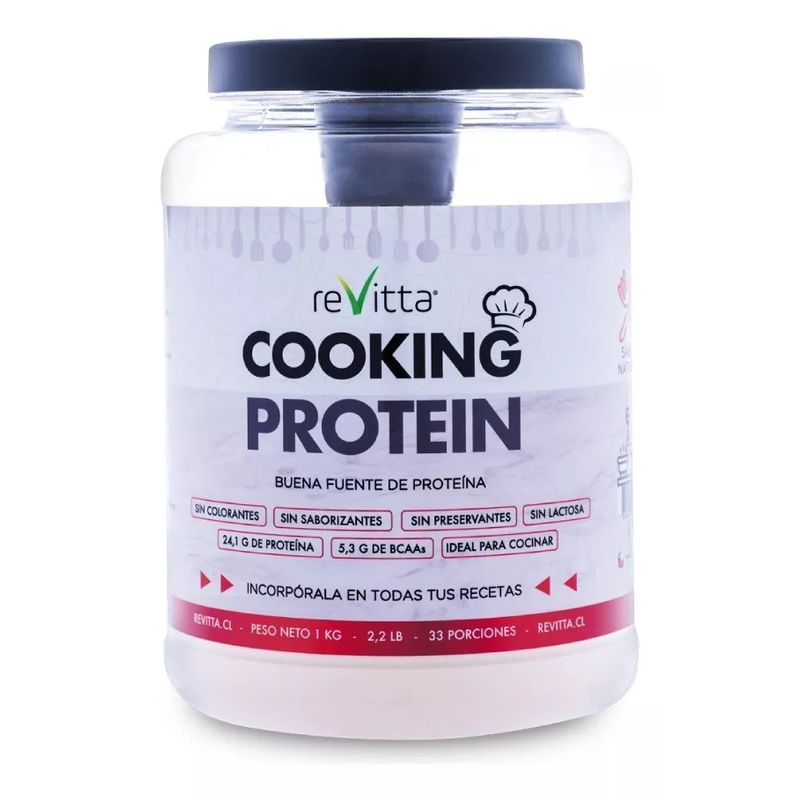REVITTA WELLNESS - Proteina Whey Cooking Winkler 1,28 Kilos p/ Cocinar