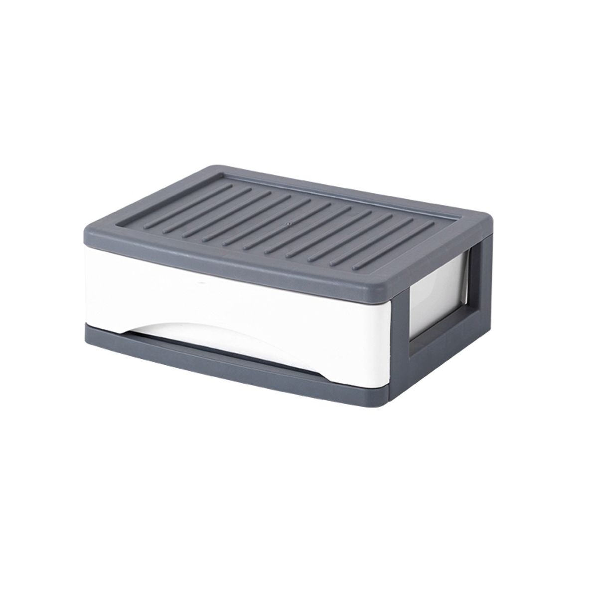 GENERICO - Caja organizadora con 1 cajones mini gaveta 2310 Gris