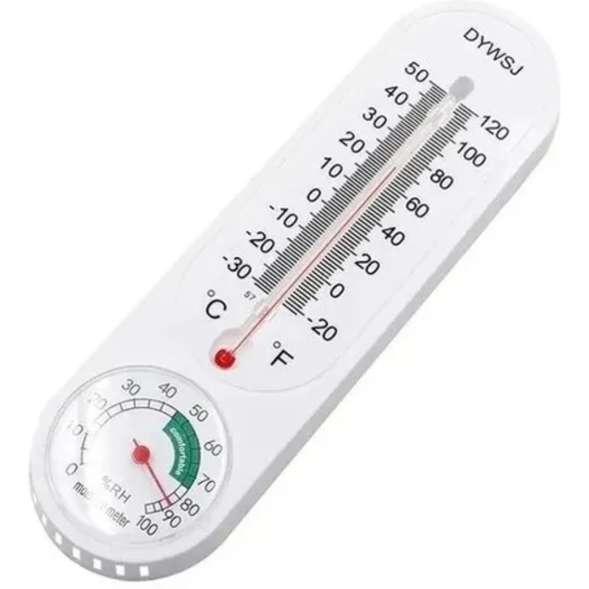 GENERICO - Termometro Higrometro De Pared Temperatura Humedad