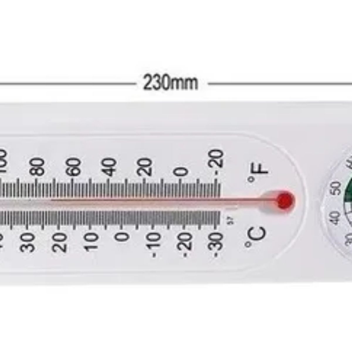 GENERICO - Termometro Higrometro De Pared Temperatura Humedad