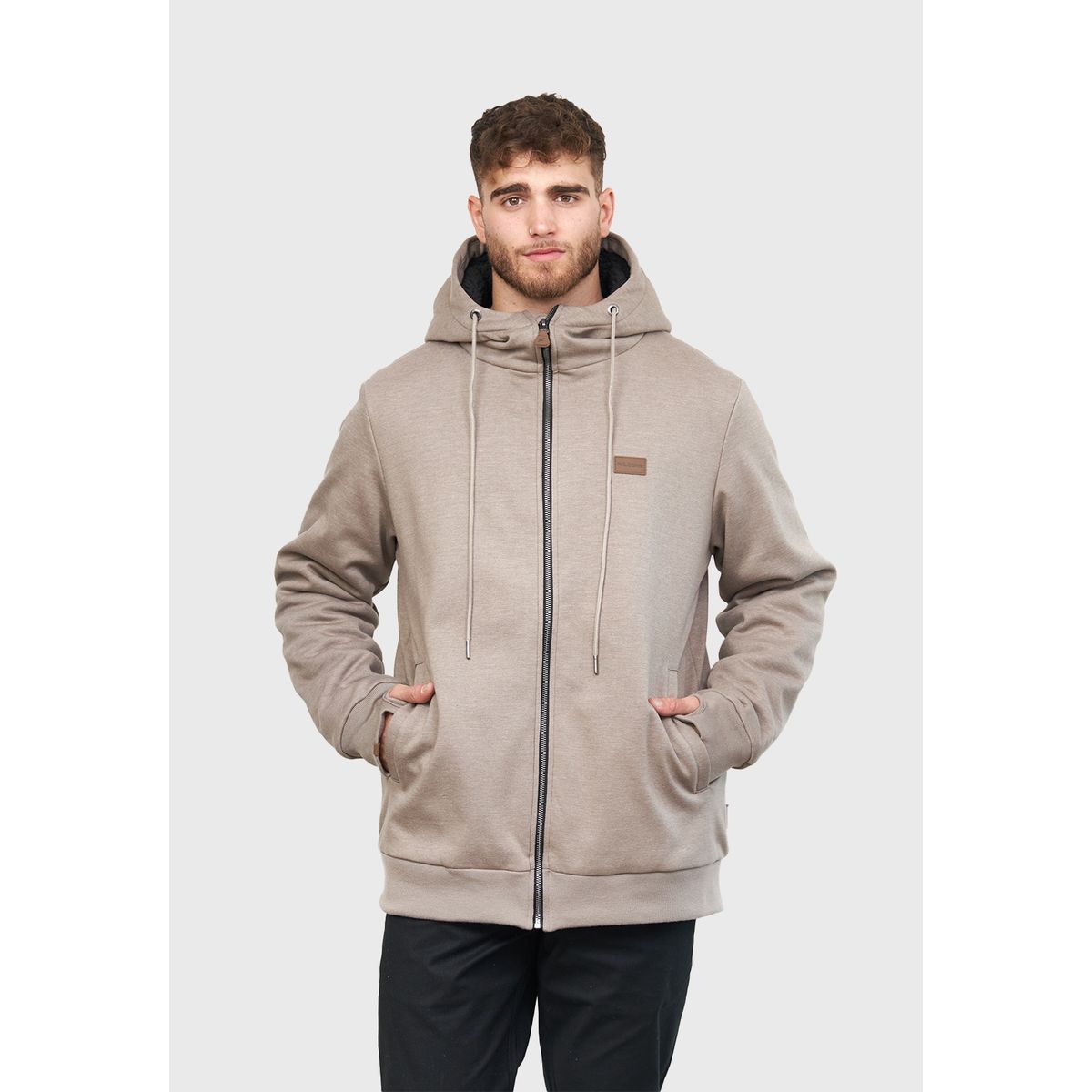 FALCONE - Polerón con Sherpa Ride Season V2 Taupe Hombre Falcone