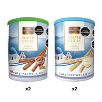 Pack 2 Lata barquillo Helena avellana 400g +2 Vainilla 400gr