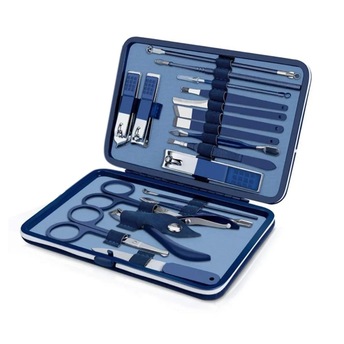 GENERICO - Set De Manicura Y Pedicura Profesional Set De 18 Piezas AZUL