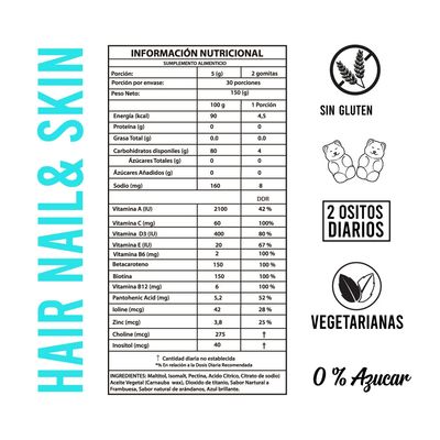 Imagen 2 del producto Biotina 3 meses vitaminas para el pelo