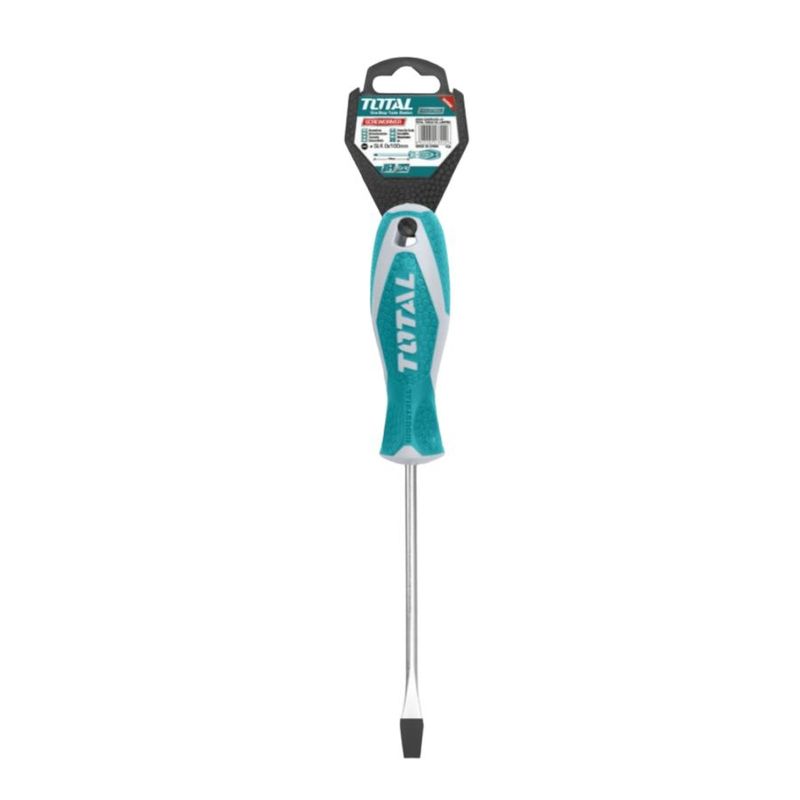 TOTAL TOOLS - Destornillador De Paleta 6MM X 150MM 6 Pulgadas