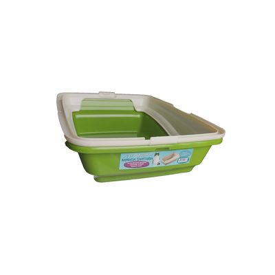 Imagen 2 del producto Arenero Ó Bandeja Sanitaria Con Borde Pala Para Gatos Verde