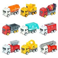 Set 9 Juguete De Camiones Vehículos De Construcción