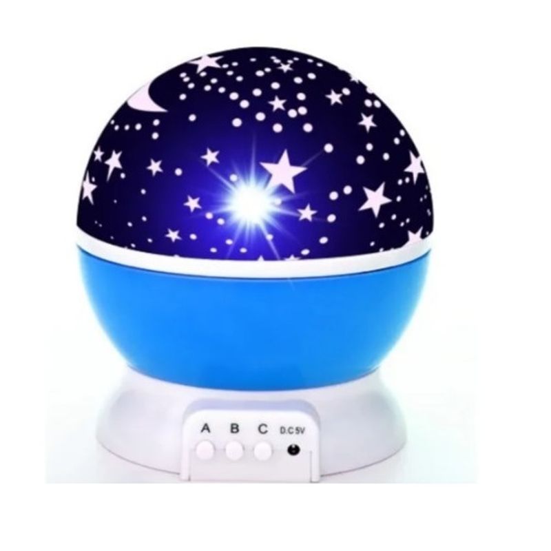 GENERICO - Lampara Led Espantacucos Proyector Luz Estrellas Mesa Niños