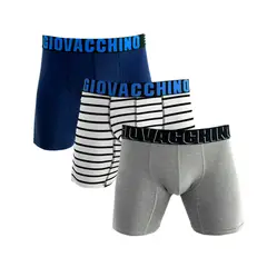 GIOVACCHINO - Pack de 3 Boxer Largo Algodón Hombre.