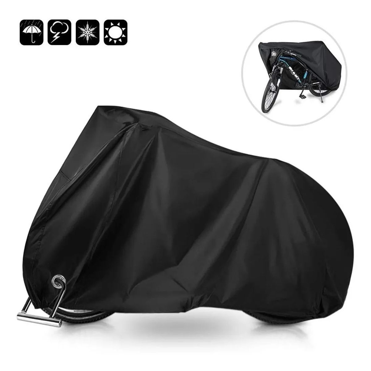 GENERICO - Carpa Cobertor Funda Para Bicicleta Impermeable 110 X 200cm