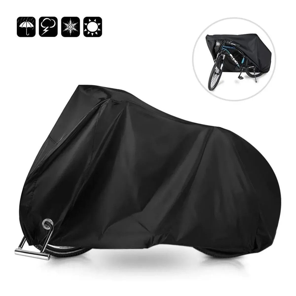 GENERICO - Carpa Cobertor Funda Para Bicicleta Impermeable 110 X 200cm