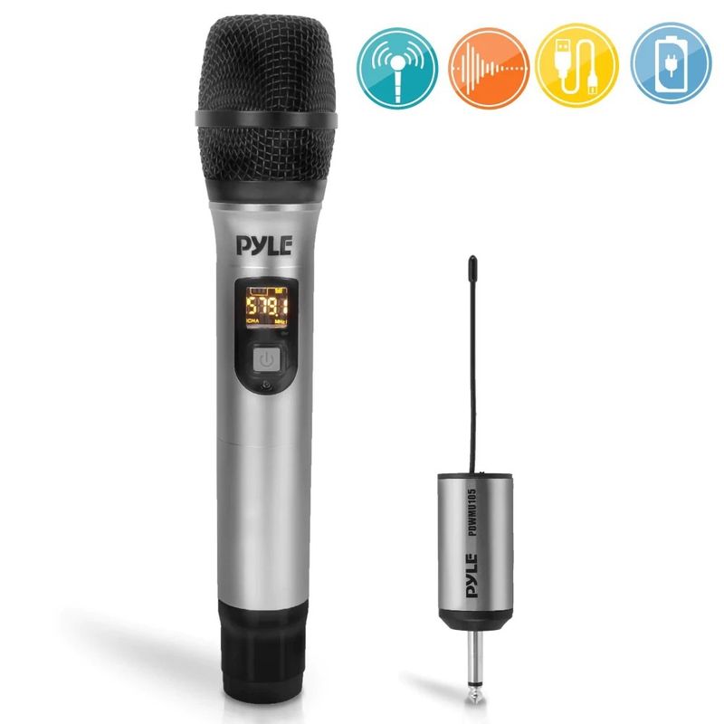 PYLE - Microfono Profesional Inalambrico UHF Pyle  - negro