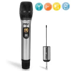 PYLE - Microfono Profesional Inalambrico UHF - negro