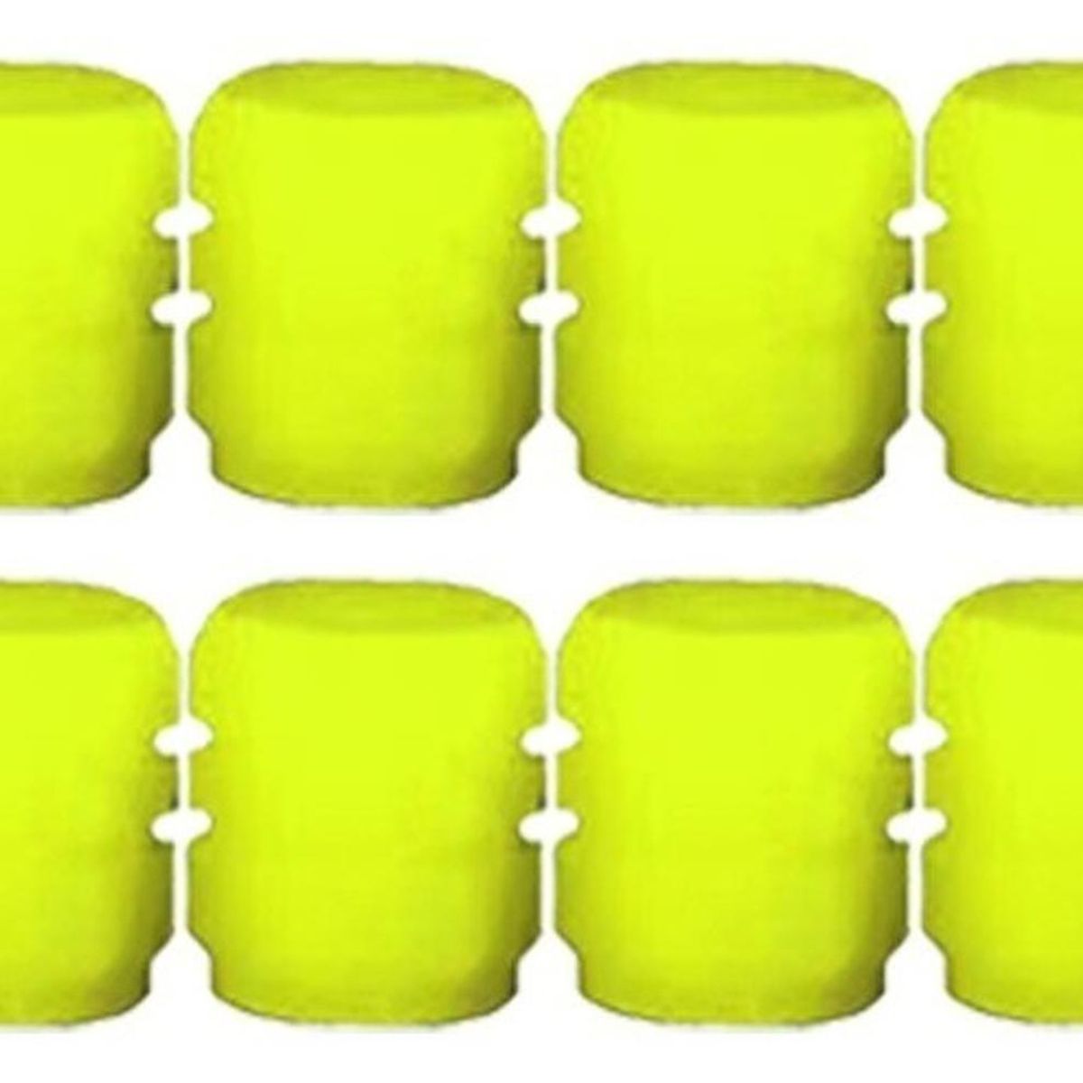 GENERICO - Tapas Válvula Brillan En La Oscuridad Amarillo