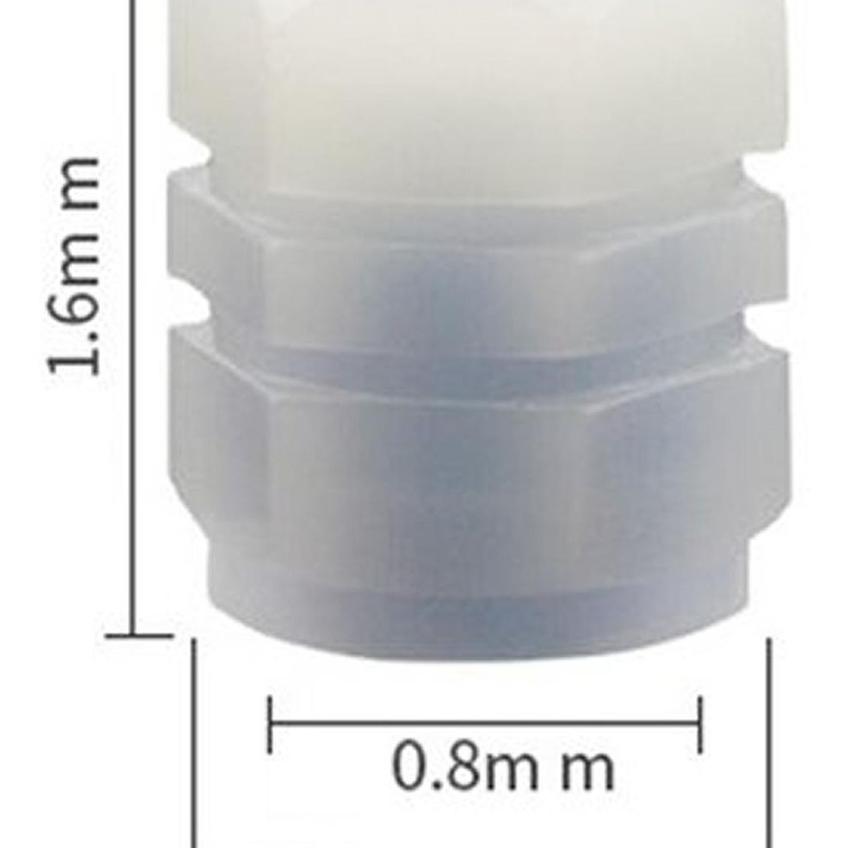 GENERICO - Tapas Válvula Brillan En La Oscuridad Amarillo