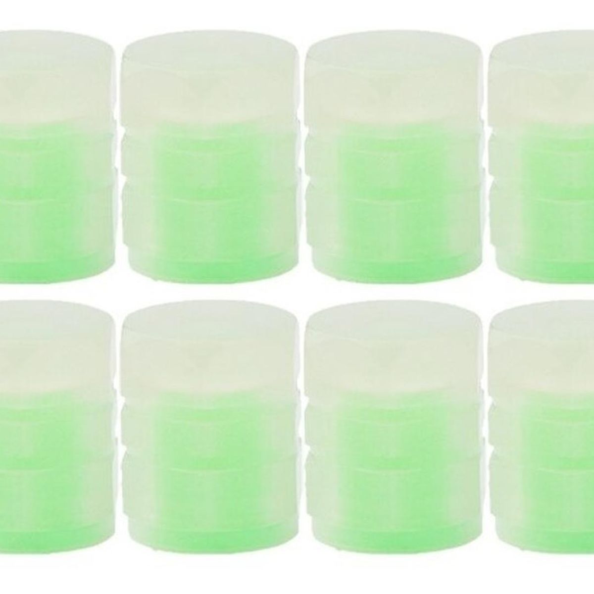 GENERICO - Tapas Válvula Brillan En La Oscuridad Verde