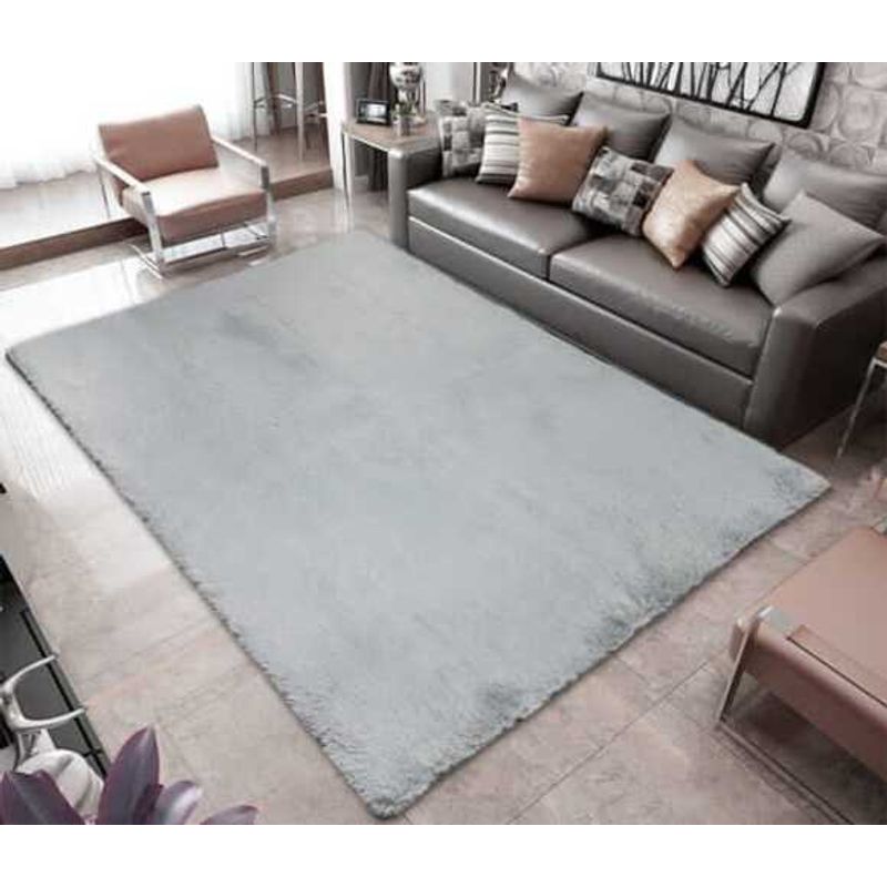 GENERICO - Alfombras Peludas Gris 200x240