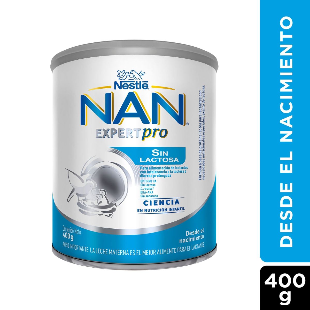 NAN - NAN Sin Lactosa 400g Fórmula Infantil
