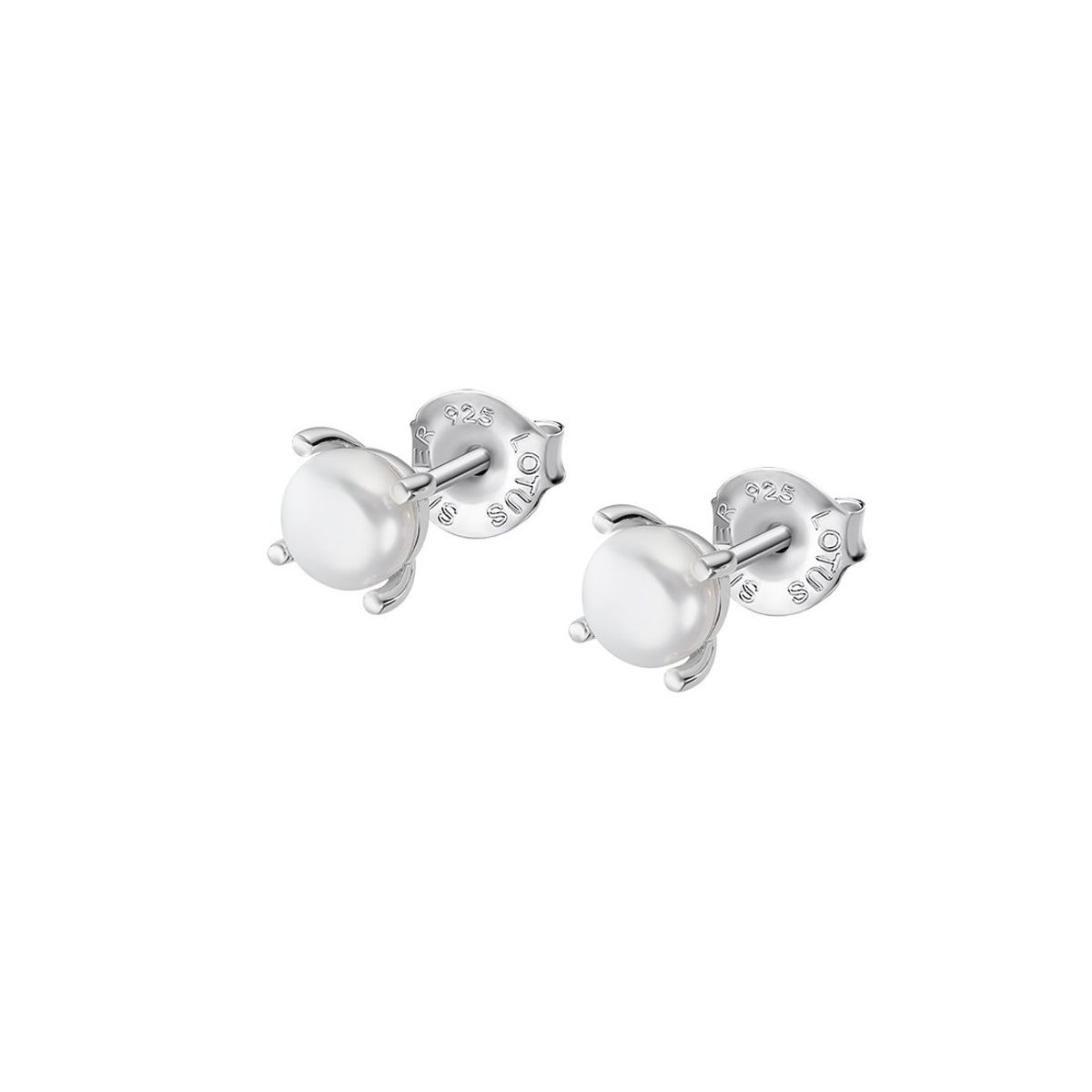 LOTUS SILVER - Aros LP3409-4/1 Lotus Silver Mujer Pearls