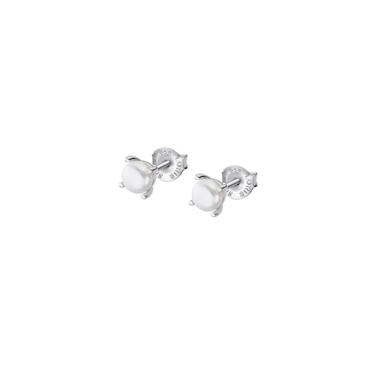 LOTUS SILVER - Aros LP3409-4/1 Lotus Silver Mujer Pearls