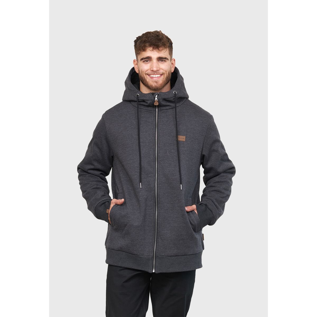 FALCONE - Polerón con Sherpa Ride Season Gris Oscuro Hombre Falcone
