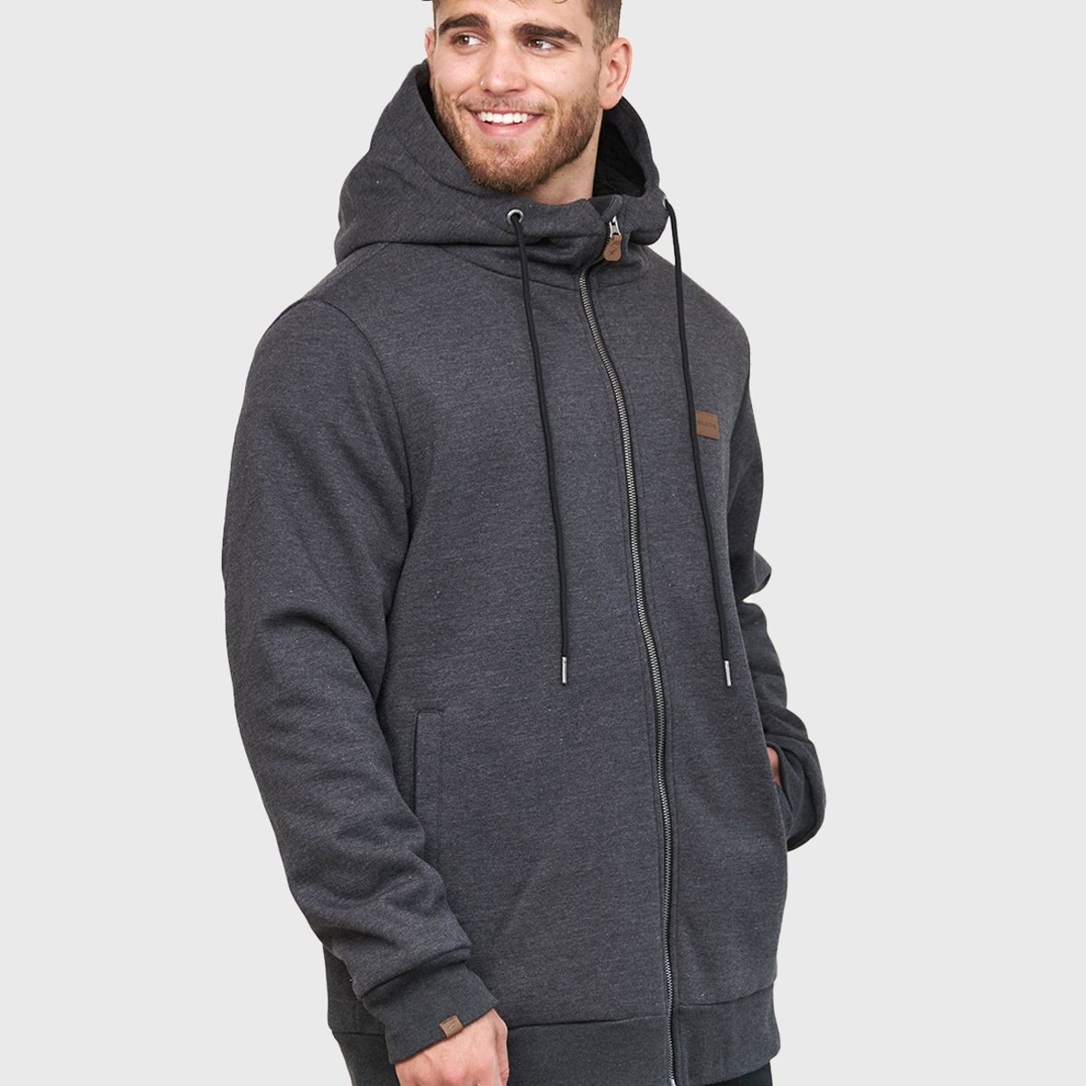FALCONE - Polerón con Sherpa Ride Season Gris Oscuro Hombre Falcone
