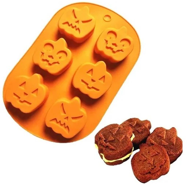 GENERICO - Moldes Halloween Moldes Silicona Halloween Molde Calabaza
