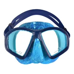 CABOSUB - Máscara Buceo Snorkeling Tonina Camuflaje Precisión y Estilo - Azul