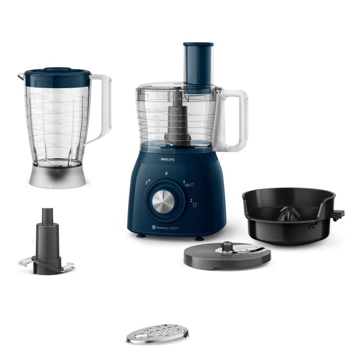 PHILIPS - Procesadora De Alimentos 5 en 1 de 650W Power Pro Philips