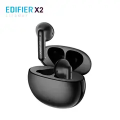 EDIFIER - Auriculares Inalámbricos X2 Con verdadero Bluetooth Negro