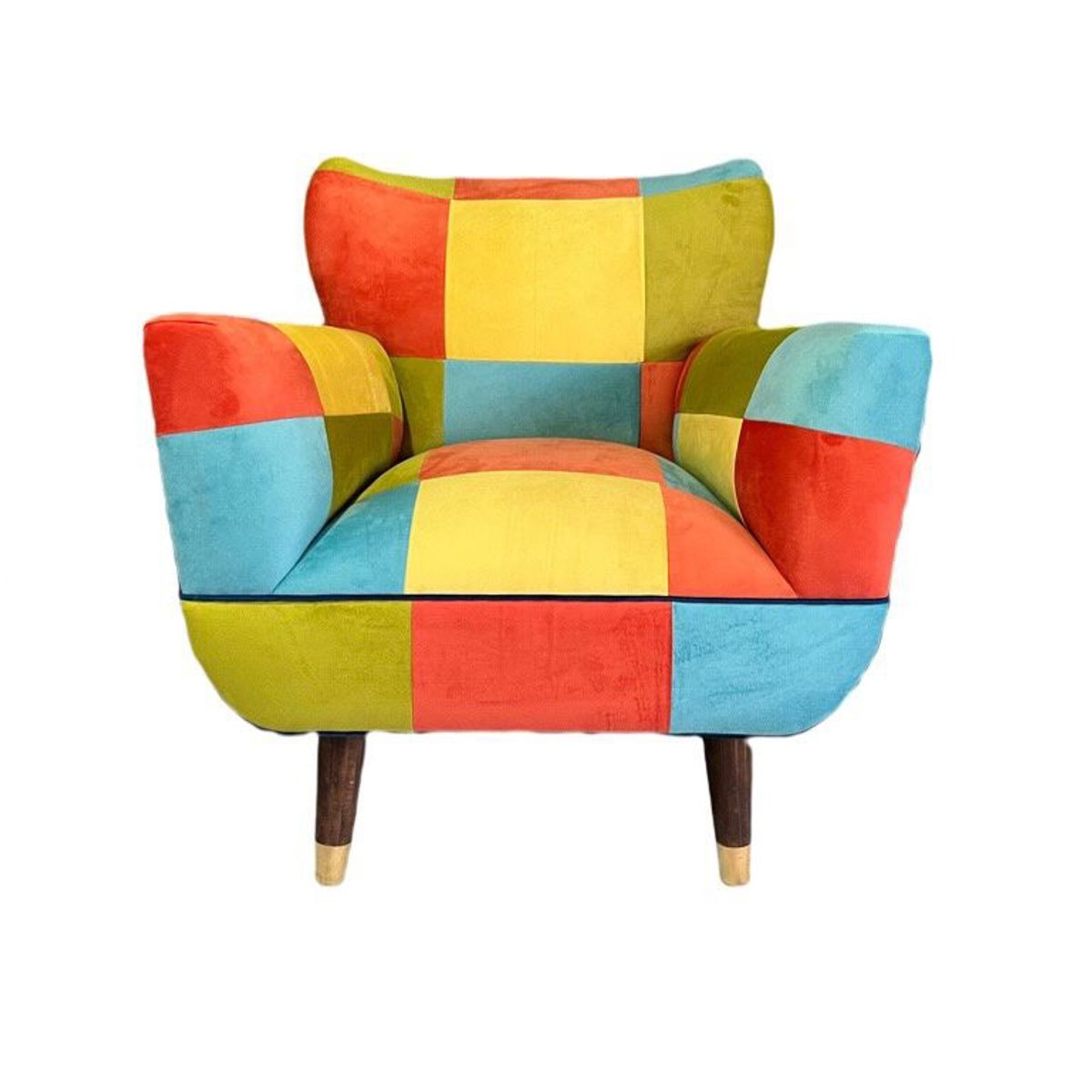 GENERICO - Poltrona Sonica Patchwork de 75 x 75 x 85 cm