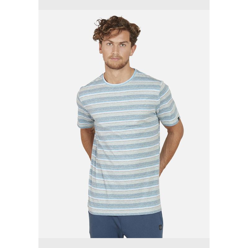 MAUI AND SONS - Polera VENICE STRIPE SS TEE Hombre Verde Maui and Sons
