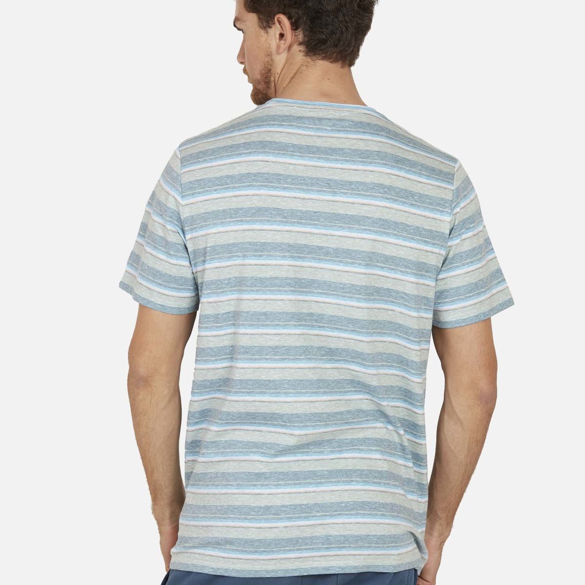 MAUI AND SONS - Polera VENICE STRIPE SS TEE Hombre Verde Maui and Sons