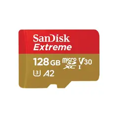 SANDISK - MicroSd 128Gb Extreme A2 4K Lectura 190MS Adaptador