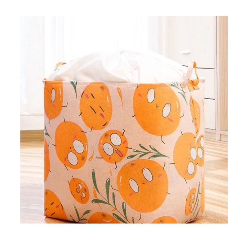 BJ HOGAR - Cesto Ropa Sucia Caja De Organizador Plegable Naranja
