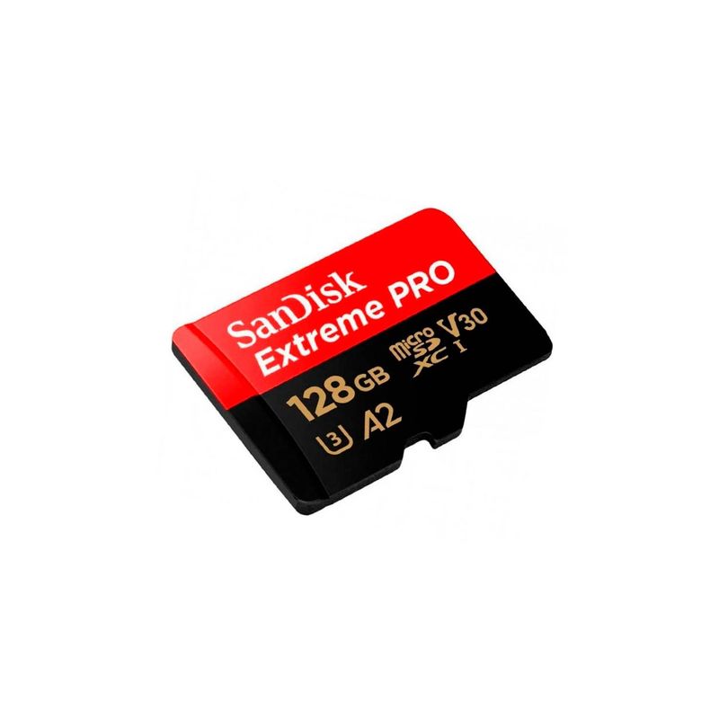 SANDISK - MicroSd Sandisk Extreme Pro 128Gb 200M Lectura  Adaptador