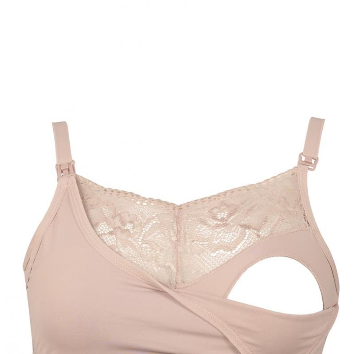 2RIOS - Sostén Lactancia Semi Encaje Palo Rosa 2Rios 