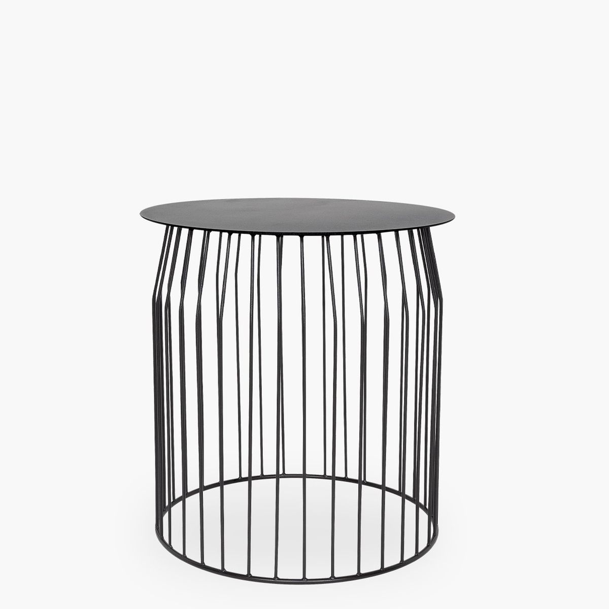 FORM DESIGN - Mesa Lateral Wire DIAM 48 Negro